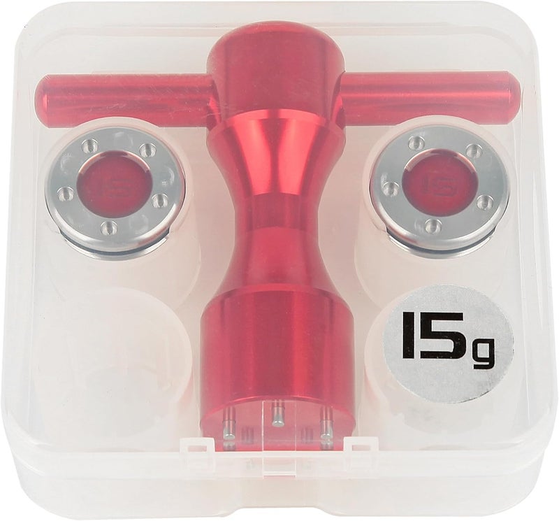 FoFoFo Golf Putter Weights Compatible with Scotty Cameron 2pcs Red 5g/10g/15g/20g/25g/30g/35g/40g/45g with Wrench Kit Set Compatible with Titleist Scotty Cameron Putter Newport - Image 3